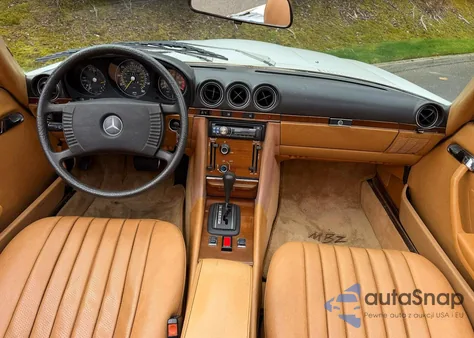 1976 Mercedes-Benz 450 Sl из США, поврежденный, VIN 10704412028401